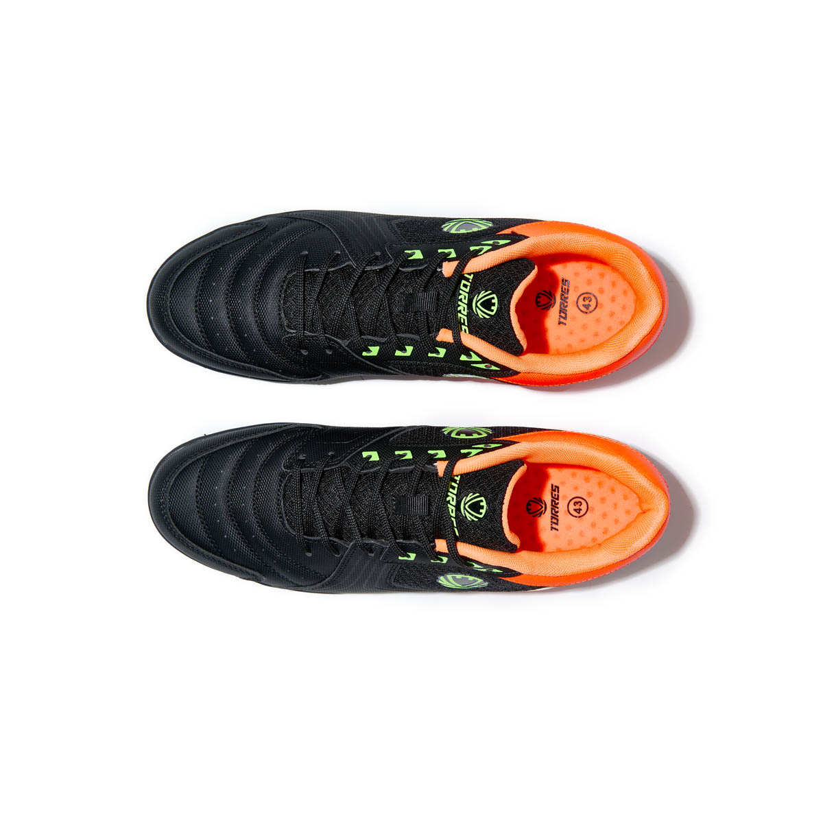 Бутсы зальные TORRES LIDER,Черный/Оранжевый купить в Минске.