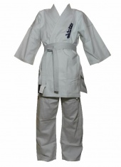 Кимоно киокушинкай "KANTAN" 3031\1 WB (7 унций) без пояса купить в Минске.