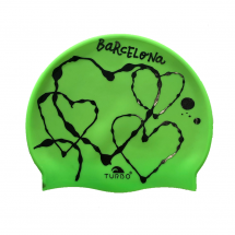 Шапочка для плавания Turbo Heart Barcelona 9701763 купить в Минске.