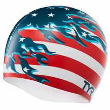 Шапочка для плавания TYR Blazing Patriot LCSBLZ купить в Минске.