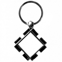 Брелок-ромб металлический купить в Минске.