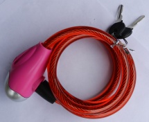 Велозамок с ключом PJ-311 11*1200 mm купить в Минске.