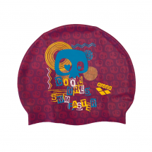 Шапочка для плавания Детская Arena Print 2 AW20 Cool Violet купить в Минске.