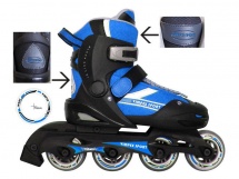 Ролики раздвижные VIMPEX SPORT PW-121A-10 (черно-синий) купить в Минске. Ролики раздвижные VIMPEX SPORT PW-121A-10 (черно-синий) купить в Минске.