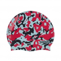Шапочка для плавания силиконовая Speedo Slogan Print Cap Camo купить в Минске.