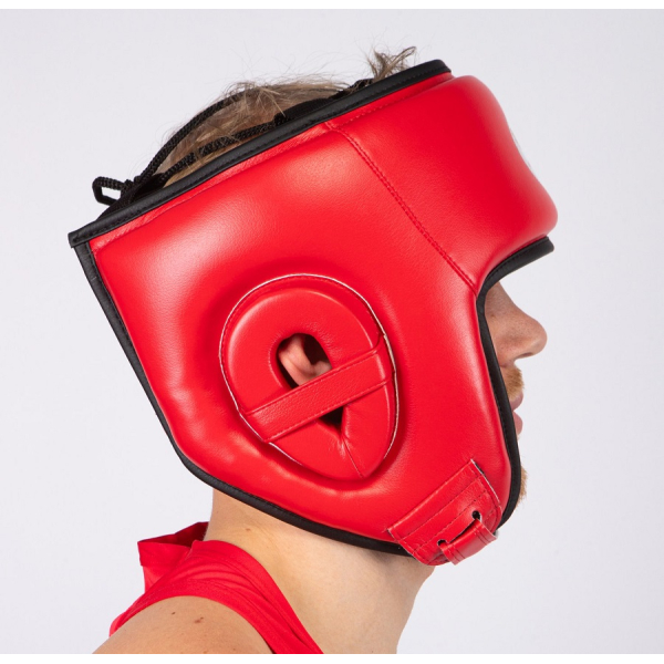 Шлем RuscoSport Pro, с усилением красный купить в Минске.