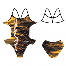 Купальник женский с открытой спиной Finis Openback 1.10.053 купить в Минске.