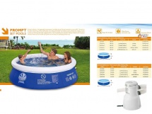 Бассейн надувной для семьи 10202 с насосом-фильтром (3966 л) купить в Минске.