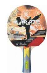 Ракетка для настольного тенниса **** (красный - черный) ST12401 купить в Минске.