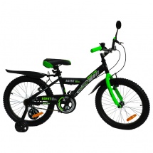 Велосипед детский Amigo Agent 007 18" Черно-зеленый купить в Минске.