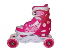 Ролики-квады Vimpex Sport  для девочек PW-126B-30 купить в Минске. Ролики-квады Vimpex Sport  для девочек PW-126B-30 купить в Минске.