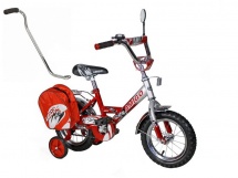 Велосипед детский Amigo-001   12" Pionero, для малышей от 2-х лет, с ручкой-толкателем купить в Минске.