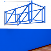 Ферма для игрового баскетбольного щита с выносом 1,2м складная купить в Минске.