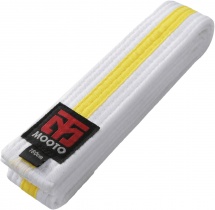 Пояс для кимоно тхэквондо Белый с желтым Mooto WTF 20869 2,4м купить в Минске. Пояс для кимоно тхэквондо Белый с желтым Mooto WTF 20869 2,4м купить в Минске.