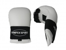 Перчатки (накладки) для каратэ Белые Vimpex Sport 1530 купить в Минске.