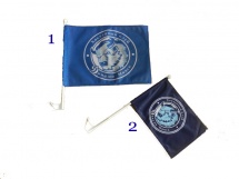 Флаг болельщика с изображением логотипа ХК "Динамо-Минск" на авто купить в Минске.