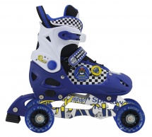 Коньки роликовые на четырех колесах, для мальчиков PW-126 CJ купить в Минске.