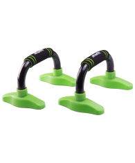 Упоры для отжиманий STARFIT BA-302 «Классические», черный/зеленый 1/10 купить в Минске.