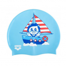 Шапочка для плавания Детская Arena Print 2 AW20 Kun Blue купить в Минске.
